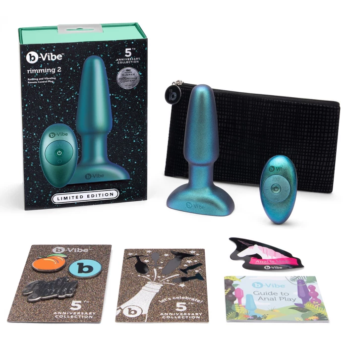 Анальная пробка с вибрацией 5th Anniversary Limited Edition b-Vibe BV-040