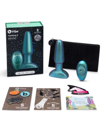 Анальная пробка с вибрацией 5th Anniversary Limited Edition b-Vibe BV-040