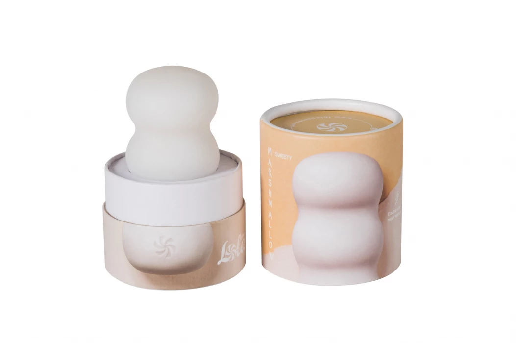 Мастурбатор двухсторонний Marshmallow Sweety белый 7372-01lola
