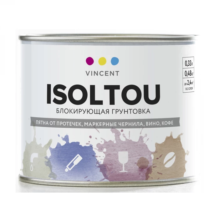 Грунтовка Vincent Isoltou / Винсент Изольту воднодисперсионная блокирующая