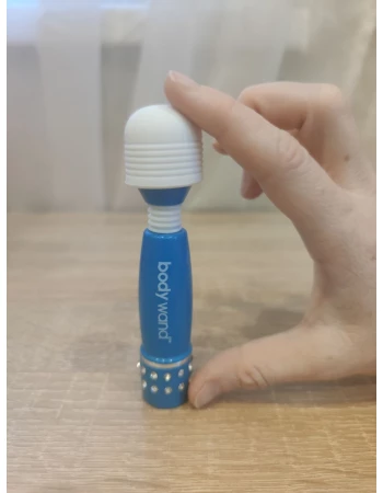 Вибратор мини-ванд с кристаллами Neon Edition BodyWand BW117