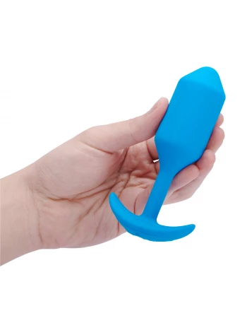 Анальная пробка для ношения с вибрацией Vibrating Snug Plug 3 B-Vibe BV-035-BLU Анальная пробка для ношения с вибрацией Vibrating Snug Plug 3 B-Vibe BV-035-BLU